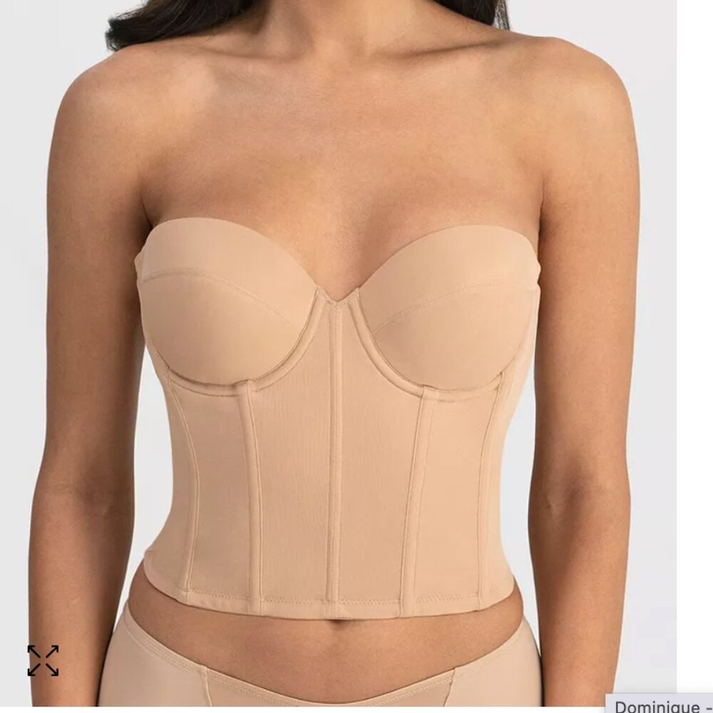 DOMINIQUE Brie Backless Strapless Bra, 36D